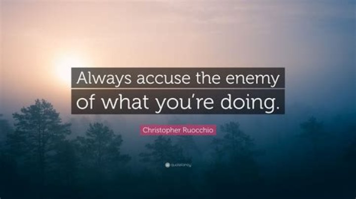 Accuse Your Enemy of What You Are Doing: Origin, Meaning, and Implications
