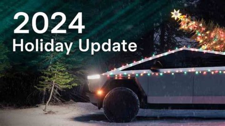 Latest Tesla 2024 Holiday Update Features Announced