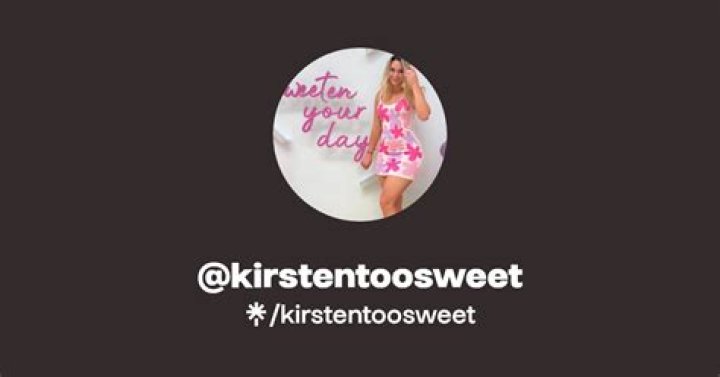 Watch the Hottest Kirstentoosweet Erome for Free